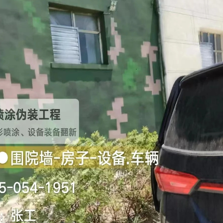 兰州数码迷彩漆施工